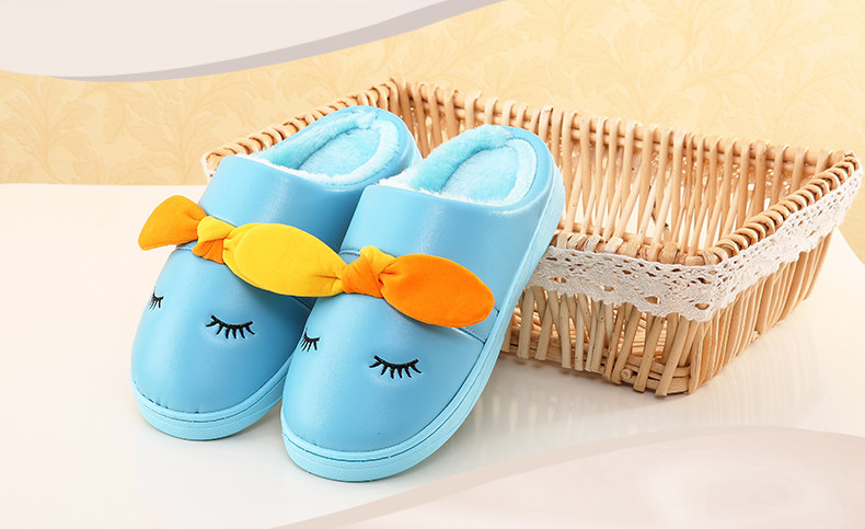 Pantoufles enfants en autre pour hiver - semelle caoutchouc - Ref 1004865 Image 9