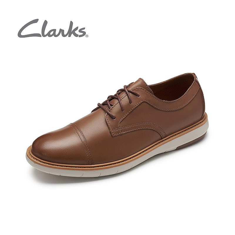 Clarks 其乐 Draper Cap 男式牛津鞋 4.1折$44.85起 海淘转运到手约¥407 Clarks 其乐 Draper Cap 男式牛津鞋 4.1折$44.85起 海淘转运到手约¥407