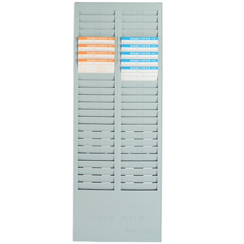 aibo punch card machine paper card attendance machine punch card employee time card shelf 50 card slot card plastic card holder - Time Card Holder aibo punch card machine paper card attendance machine punch card employee time card shelf 50 card slot card plastic card holder - Time Card Holder