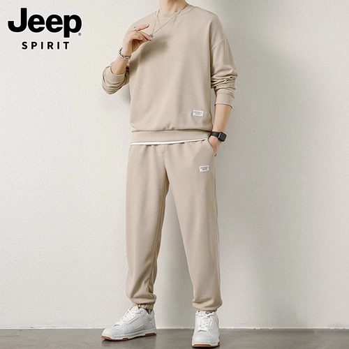 JEEP SPIRIT Футболка, осенний комплект для отдыха, спортивные штаны