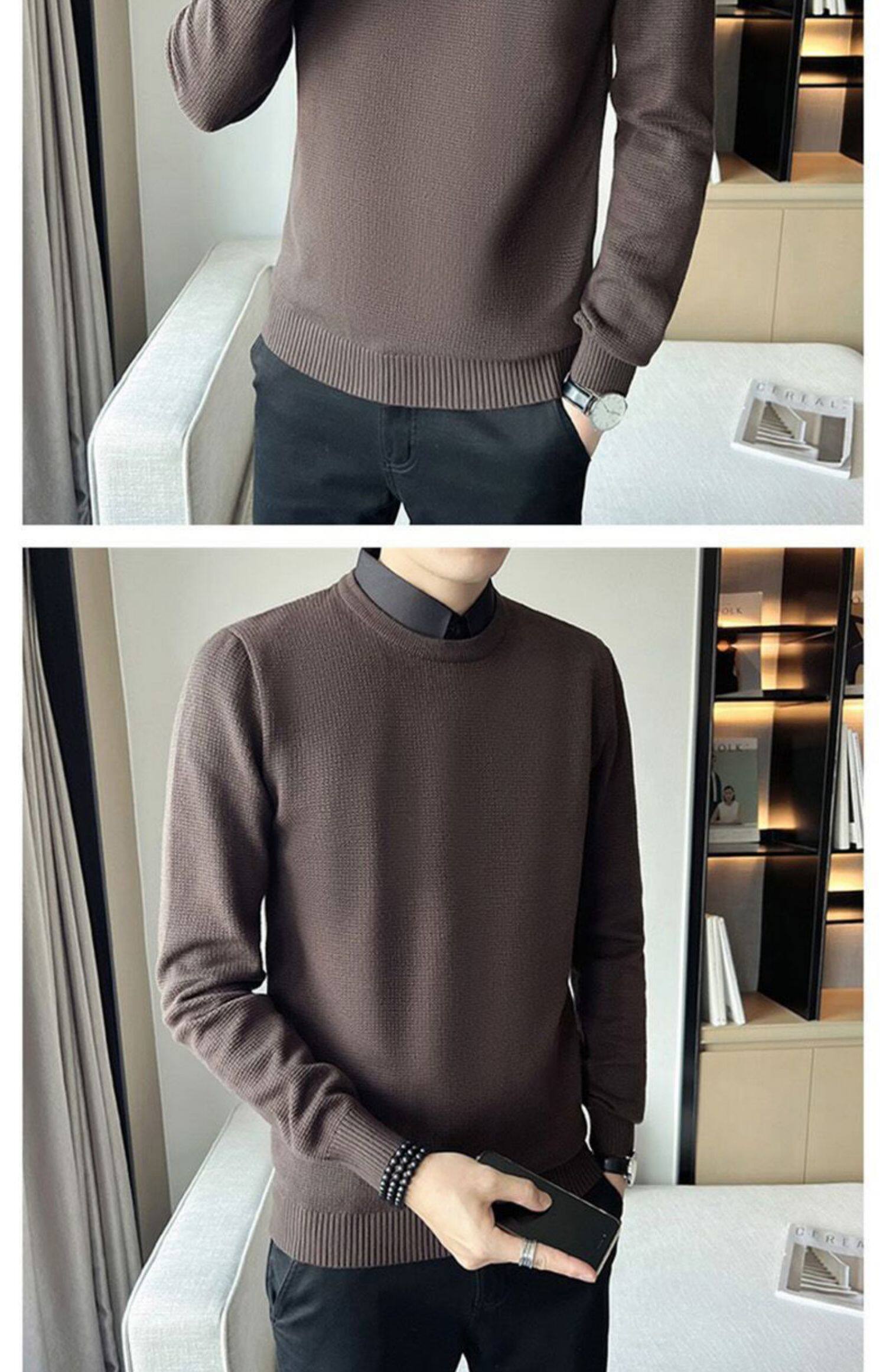 Джип, трикотажная рубашка, мужской демисезонный свитер, элитный трикотажный комплект, облегающий крой, стиль jeep spirit 