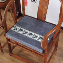 Four seasons new Chinese breathable mahogany chair cushion Solid wood office circle chair Tea table chair cushion Stool sofa cushion