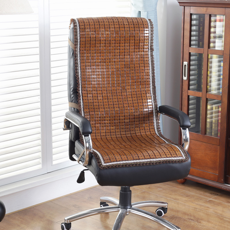 Cushion cushion One-piece summer mat One-piece chair cushion Summer office backrest computer chair breathable bamboo seat cushion