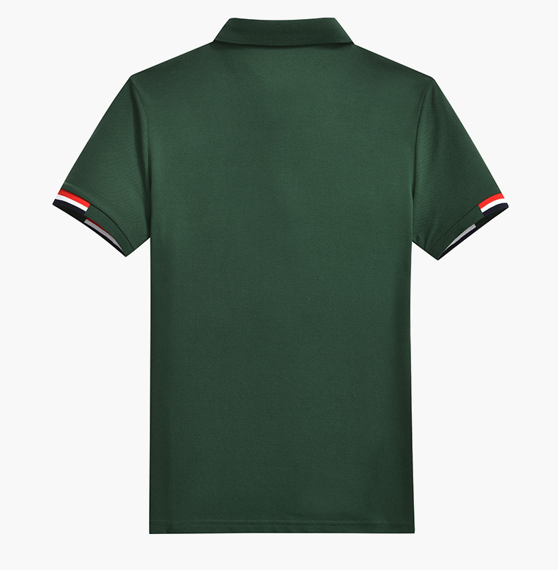 Áo sơ mi cộc tay nam Cartier mùa hè nam mới ve áo giản dị Slim áo thun ngắn tay nam polo áo