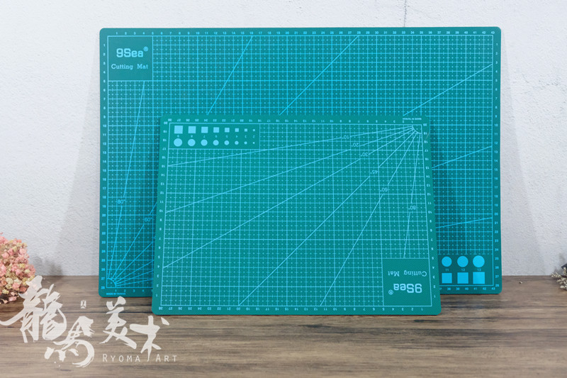 Taiwan's Jiuyang painting liner plate desktop cutting base plate double-sided cut paper cushion green eye protection