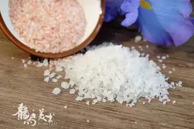 Watercolor painting sprinkling salt coarse sea salt special effect split rose salt 50g