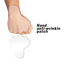 Silica gel anti-wrinkle hand pad reusable face patch anti-aging removal pull