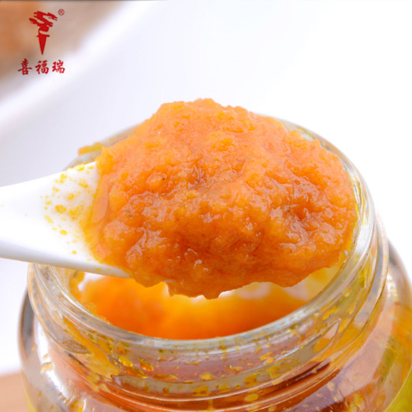 苏州美食 喜福瑞 辣味蟹黄酱 100g 优惠券折后¥9.9包邮(¥49.9-40) 苏州美食 喜福瑞 辣味蟹黄酱 100g 优惠券折后¥9.9包邮(¥49.9-40)