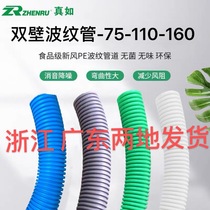 New wind pe bellows 110 75 Wind pipe New wind system Private home odorless round tube central air conditioning pipe PE