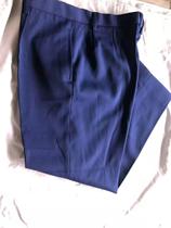 New flame blue winter pants regular winter pants thick suit pants pants fire dark blue single pants