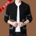 Áo len cardigan nam, cộng với áo len cashmere size, áo len nam mùa xuân và mùa thu phong cách Hàn Quốc áo khoác đất hợp thời trang - Cặp đôi áo len Cặp đôi áo len