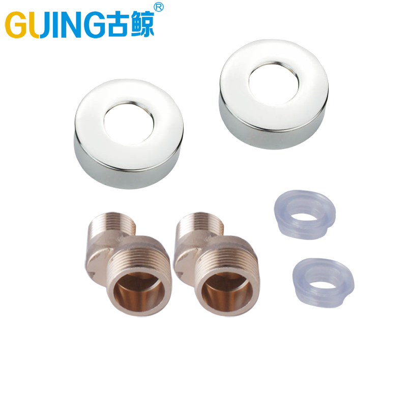 Stainless steel internal and external wire transfer connector connecting piece to interface 4 points 6 sub-tee elbow flow stopper raw material with accessories