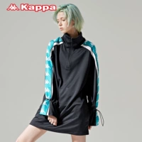 Kappa Kappa 2019 mới thể thao BANDA dây đứng cổ áo dài tay áo KPBRWQL55M - Trang phục thể thao áo khoác lining nữ