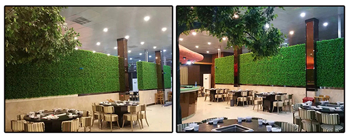 Cây xanh tường mô phỏng cây tường trang trí nội thất sân cỏ nhựa giả cỏ nền hoa tường màu xanh lá cây treo tường - Hoa nhân tạo / Cây / Trái cây cây nhựa trang trí