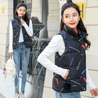 Áo vest cotton mới 2018 nữ mùa thu đông áo măng tô nữ