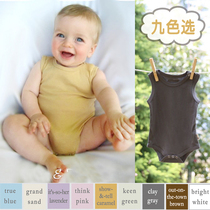 Spring Summer Baby beating undershirt sleeveless vest slim fit bag fart autumn and winter close-fitting underwear