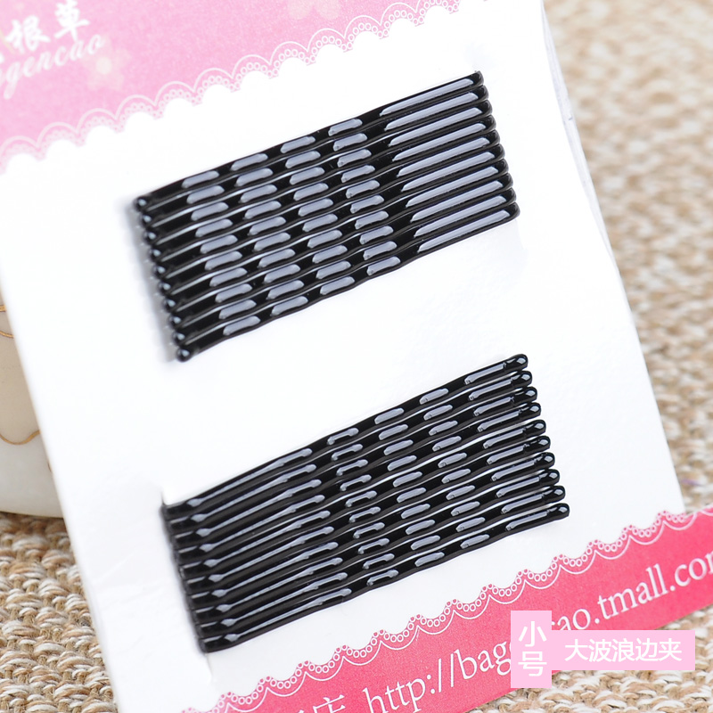 Áo choàng lông của Hàn Quốc Mũ đen Hàn Quốc từ clip bên tóc Chuck clip clip phụ kiện tóc trang sức phía trước Liu Hai tóc clip - Phụ kiện tóc kẹp tóc mini cho bé