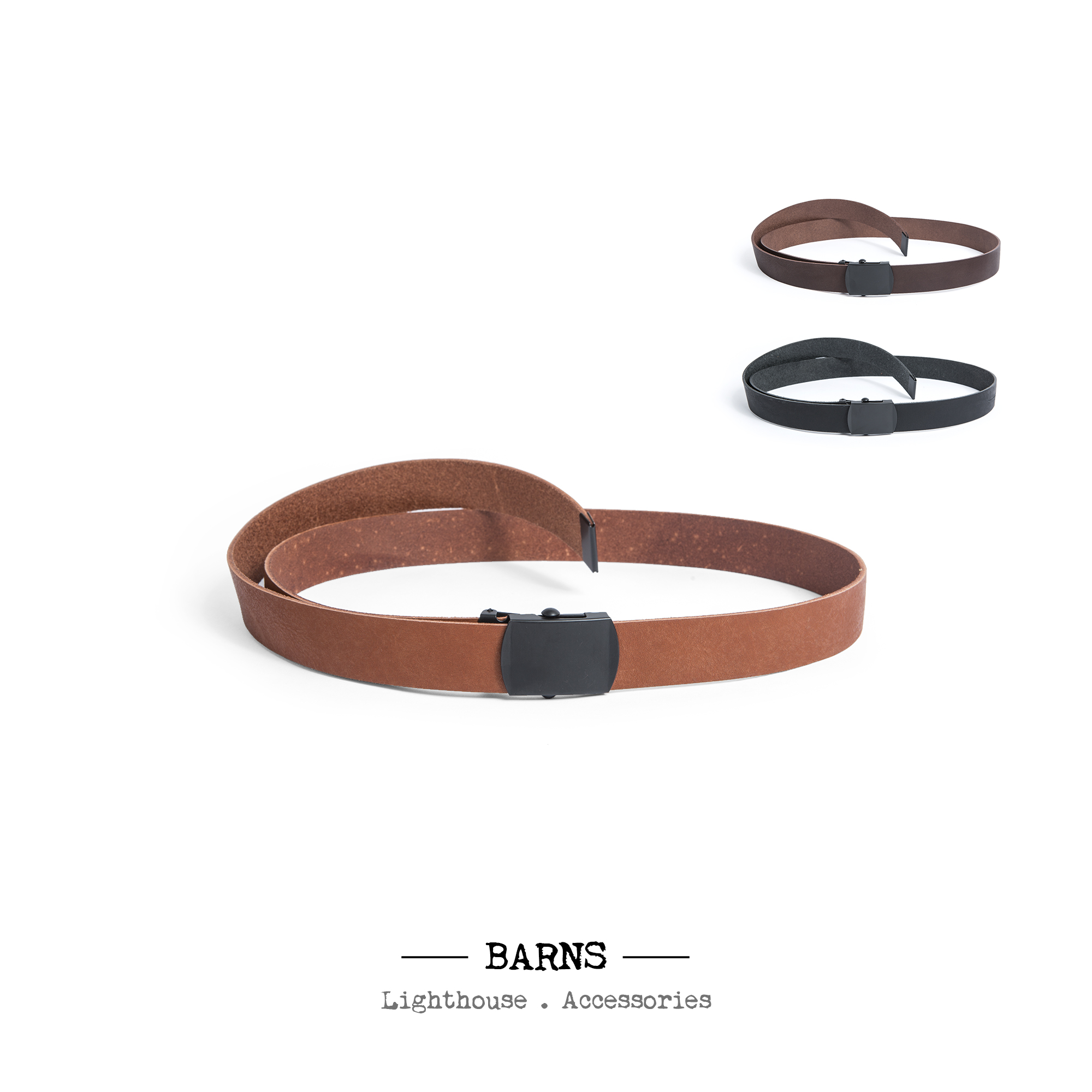 Waist new fashion BARNS Italian vegetable tanned leather smooth thin tough first layer cowhide men's and women's belt LE-4287