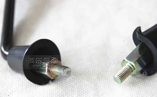 Gương chiếu hậu vần QS100T nhẹ QS125T-2 丽 彩 镜 QS100T-A - Xe máy lại gương gương xoay 360 xe máy
