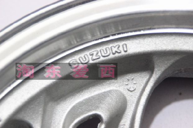 Màu vần nhẹ 100 / vòng thép phía trước và phía sau / hốc bánh trước và sau / Nhà máy nguyên bản QS100T-B / QS125T-2 / Li Cai - Vành xe máy niềng xe máy