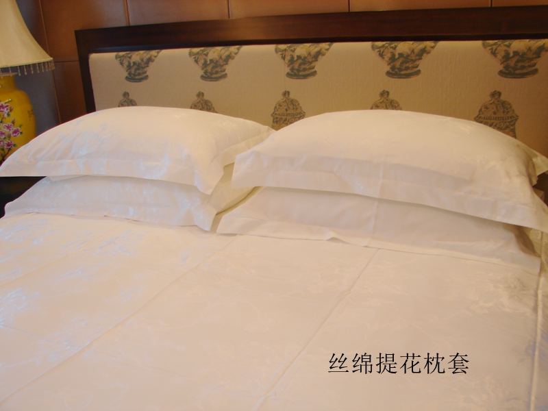 Five Star Hotel Pure Cotton White Camel Pillowcase 1 Fine Silk Slip Resistant to Skin Full Cotton