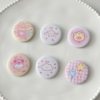 Original New Mini Vintage Cake Cute Cartoon Journal Decoration 45mm Badge Pin Girly Style