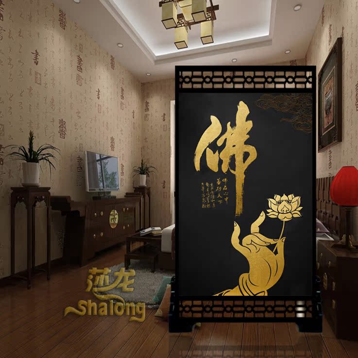 Trung Quốc màn hình phân vùng phòng khách căn hộ nhỏ phòng trà Zen hiên hiện đại tối giản trang trí rắn màn hình ghế di động - Màn hình / Cửa sổ vach ngan phong tho