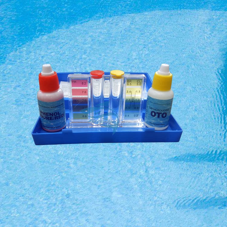 Swimming pool experience water box Rainbow card PH OTO Testing PH value residual chlorine value Hydrating Acid PH supplement