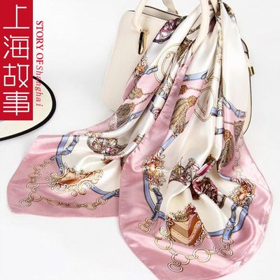 上海故事百搭丝巾礼盒装
