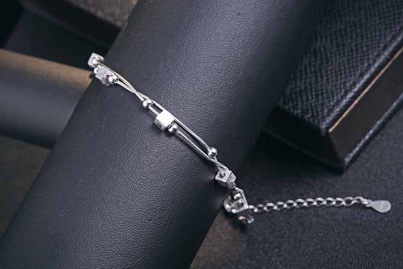 Bracelet de cheville Femme en Argenterie - Ref 3102499 Image 10