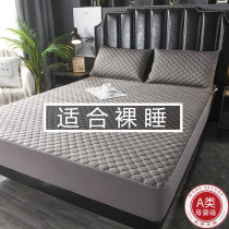 Category A maternal and infant grade 100% cotton fitted sheet single piece pure cotton thickened quilted bed cover anti-slip Simmons protective cover
