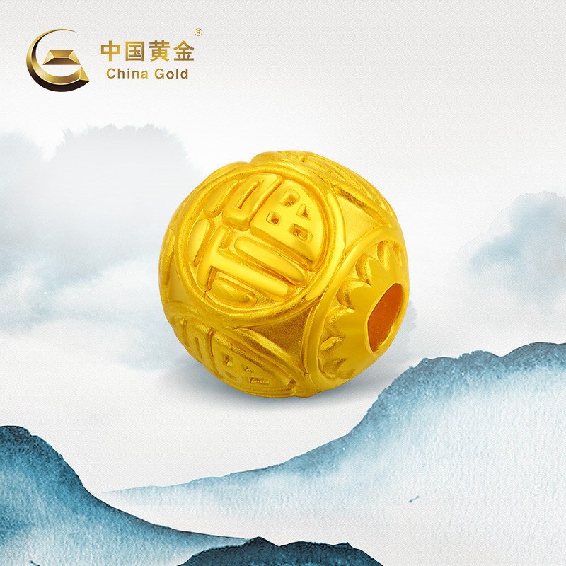 The traditional element of the traditional element of the Chinese gold bracelet delivery gift