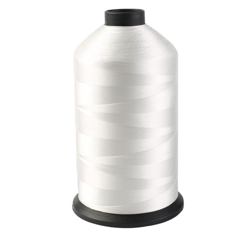 Polyester High-Strength Thread Black and White 1kg Large Roll 210D/2 Strands-210D/36 Strands Polyester Filament Thread for Big Bags