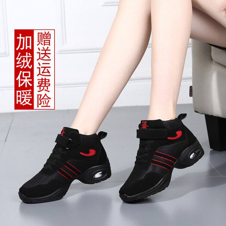 Spring and Summer Ghost Step Dance Shoes Female Adult Soft Sole Square Dance Shoes Large Size Sports Dance Shoes Yang Liping Dancing Shoes