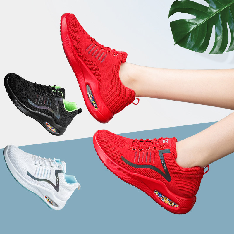 2022 Spring Summer Square Dance Shoes Sub Dancing Shoes Women Soft Bottom Four Seasons Ghost Step Dance Special Shoes Walking Dance Sneakers