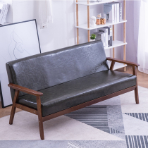 Small family type trio Cloth Sofa detachable Washable Day Style Double Sofa Simple Field Single Sofa Brief