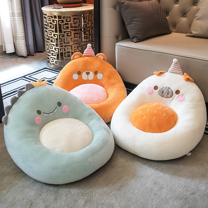 Animal cushion floor fart cushion child butt cushion office seat cushion backrest one dormitory seat cushion