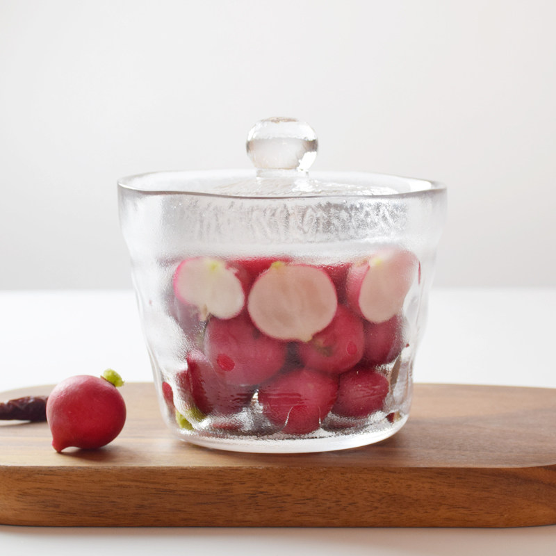 Day-Style Overnight Stains Container Fog Boglass Heavy Stones Light Stain Jar Creative Glass Jars Pickle Pickle Jar Pickles Jar-Taobao