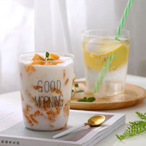 Japanese heat resistant high borosilicate glass good morning cup home juice drink Muss milk cup