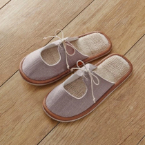 Spring and Autumn full head Japanese home shoes belt new wind home slippers ladies slippers