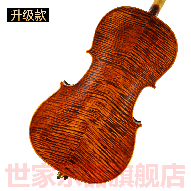 Seijia cello beginners Artisanal Solid Wood Tiger Veins Adults Children Playing Level Assault-level Examination Practice Cello