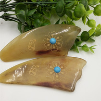 Tibet Xiaoyak Yak Scraping Board Yak Bone Beating Skin Scraping Board Point Blood Board 4 Up