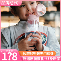 zoyzoii crystal ball cold water Cup children summer water Cup kindergarten sippy cup Primary School students cute Cup