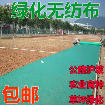 Greening Non-Woven Fabric Lawn Greening Slope Protection Edge Slope Flexible Tear-Resistant Breathable Film Construction Site Dustproof Cover Cloth