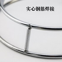 Round thickened and thickened stainless steel pot holder pot mat kitchen pot holder heat insulation anti-scalding pan shelf