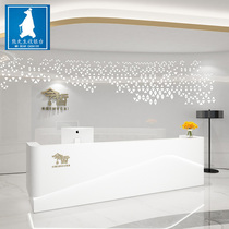 Cashier Desk Nordic Minimalist Clothing Store Small Counter Beauty Salon Wellness Room Wellness Desk Education Institution Reception Front Desk