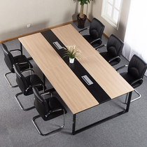 Conference table long table simple modern office negotiation training table conference room table and chair combination format small desk