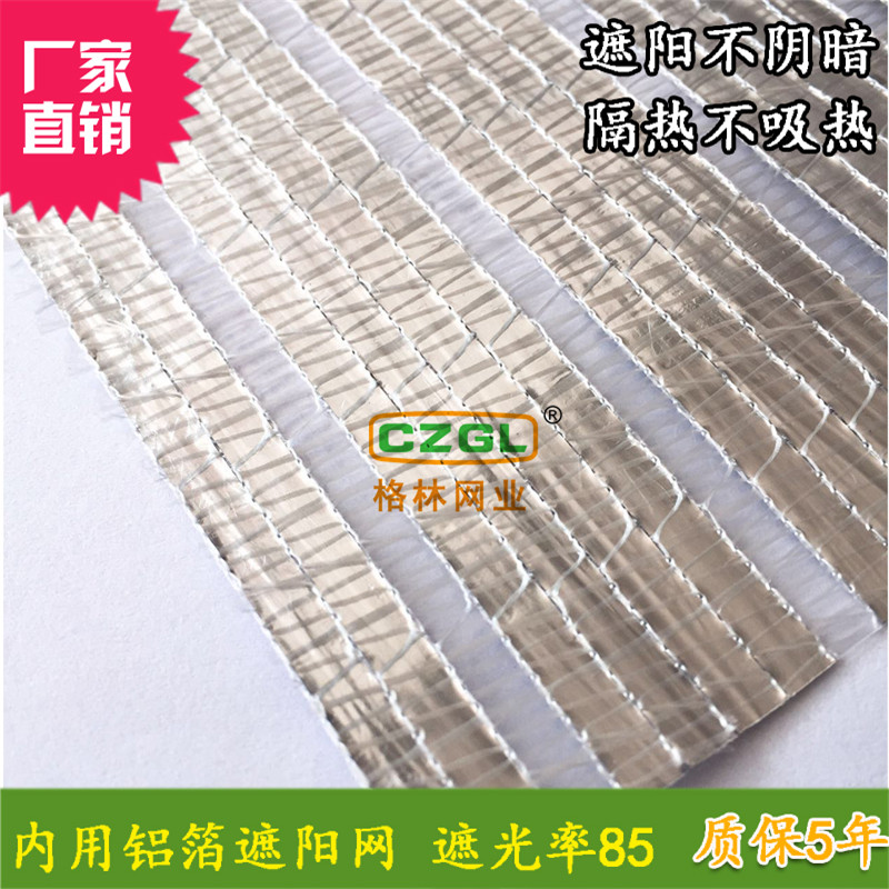 Hot Pin Silver Color Interior With Aluminum Foil Shading Net 85 Shade Net Insulation Mesh Electric Greenhouse Electric Greenhouse Flower Patio Multimeat Gardening