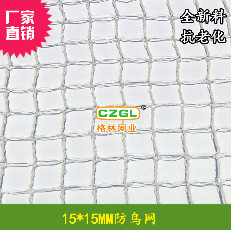 Hot Pin Green High Strength Bird Netting Windproof Net Vineyard Cherry Taoyuan Orchard Fish Pond Agricultural Patio