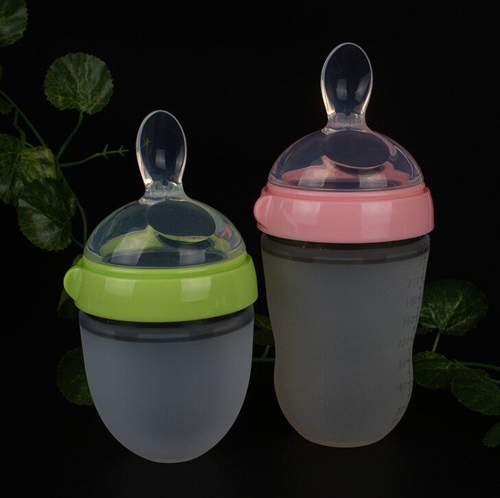 Applicable to how much rice spoon feeder super wide and wide diameter 7cm can how how pacifier non-staple food spoon squeeze